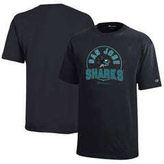 San Jose Sharks Champion Youth Jersey T-Shirt - Black - NHL