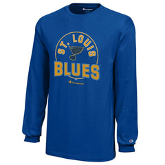 St. Louis Blues Champion Youth Long-Sleeve Jersey T-Shirt - Royal - NHL