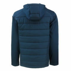 Houston Texans Cutter & Buck Americana Evoke Hybrid Eco Softshell Recycled Full-Zip Hooded Jacket Navy | NFL