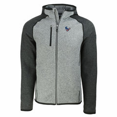 Houston Texans Cutter & Buck Americana Mainsail Full-Zip Hooded Jacket Heather Gray/Heather Charcoal | NFL