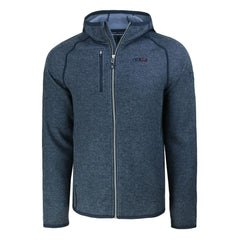 San Francisco 49ers Cutter & Buck Americana Mainsail Full-Zip Hooded Jacket Heather Navy | NFL