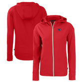 Washington Commanders Cutter & Buck Women's Daybreak Eco Recycled Full-Zip Hoodie Red | NFL