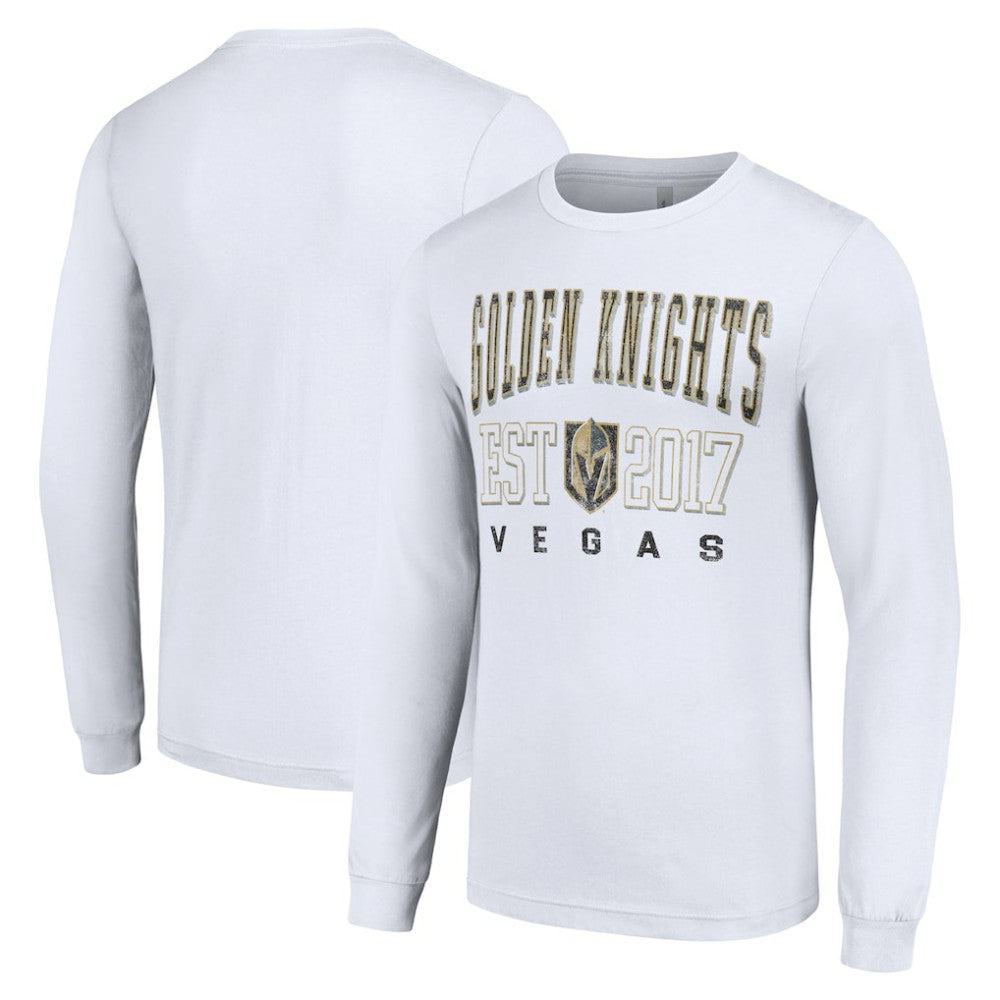 Vegas Golden Knights Starter Logo Graphic Long Sleeve T-Shirt - White - NHL
