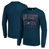 Columbus Blue Jackets Starter Logo Graphic Long Sleeve T-Shirt - Navy - NHL