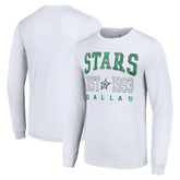 Dallas Stars Starter Logo Graphic Long Sleeve T-Shirt - White - NHL