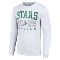 Dallas Stars Starter Logo Graphic Long Sleeve T-Shirt - White - NHL