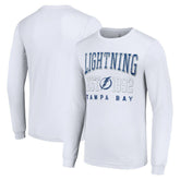 Tampa Bay Lightning Starter Logo Graphic Long Sleeve T-Shirt - White - NHL
