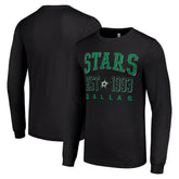Dallas Stars Starter Logo Graphic Long Sleeve T-Shirt - Black - NHL