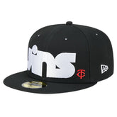 Minnesota Twins New Era Checkered Undervisor 59FIFTY Fitted Hat - MLB