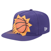 Phoenix Suns Oversized Puff Print Logo Golfer Snapback Hat Purple - NBA