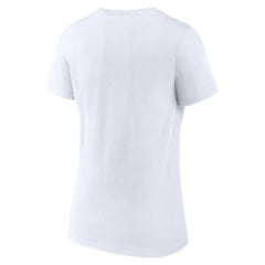 Philadelphia Flyers Fanatics Women's 2024 NHL Stadium Series Logo V-Neck T-shirt - White - NHL