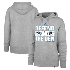 Detroit Lions '47 Regional Headline Pullover Hoodie Gray | 47 brand