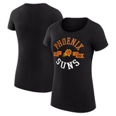 Phoenix Suns G-III 4Her by Carl Banks Women's Super-Slim Fit Lightweight Large City Logo T-Shirt Black - NBA