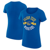 Golden State Warriors G-III 4Her by Carl Banks Women's Super-Slim Fit Lightweight Large City Logo T-Shirt Royal - NBA