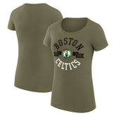 Boston Celtics G-III 4Her by Carl Banks Women's Super-Slim Fit Lightweight Large City Logo T-Shirt Green - NBA