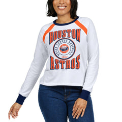 Houston Astros WEAR by Erin Andrews Women's Raglan Long Sleeve T-Shirt - MLB