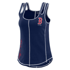 Boston Red Sox WEAR by Erin Andrews Women's Contrast Stitch Tank Top - MLB