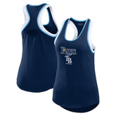 Tampa Bay Rays WEAR by Erin Andrews Women's Colorblock Racerback Tank Top - MLB
