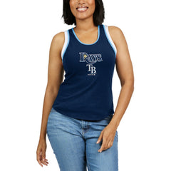 Tampa Bay Rays WEAR by Erin Andrews Women's Colorblock Racerback Tank Top - MLB