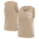 Atlanta Braves WEAR by Erin Andrews Women's Tonal Tank Top - MLB