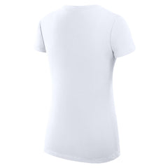 Oklahoma City Thunder G-III 4Her by Carl Banks Women's Super-Slim Fit Lightweight Large City Logo V-Neck T-Shirt White - NBA