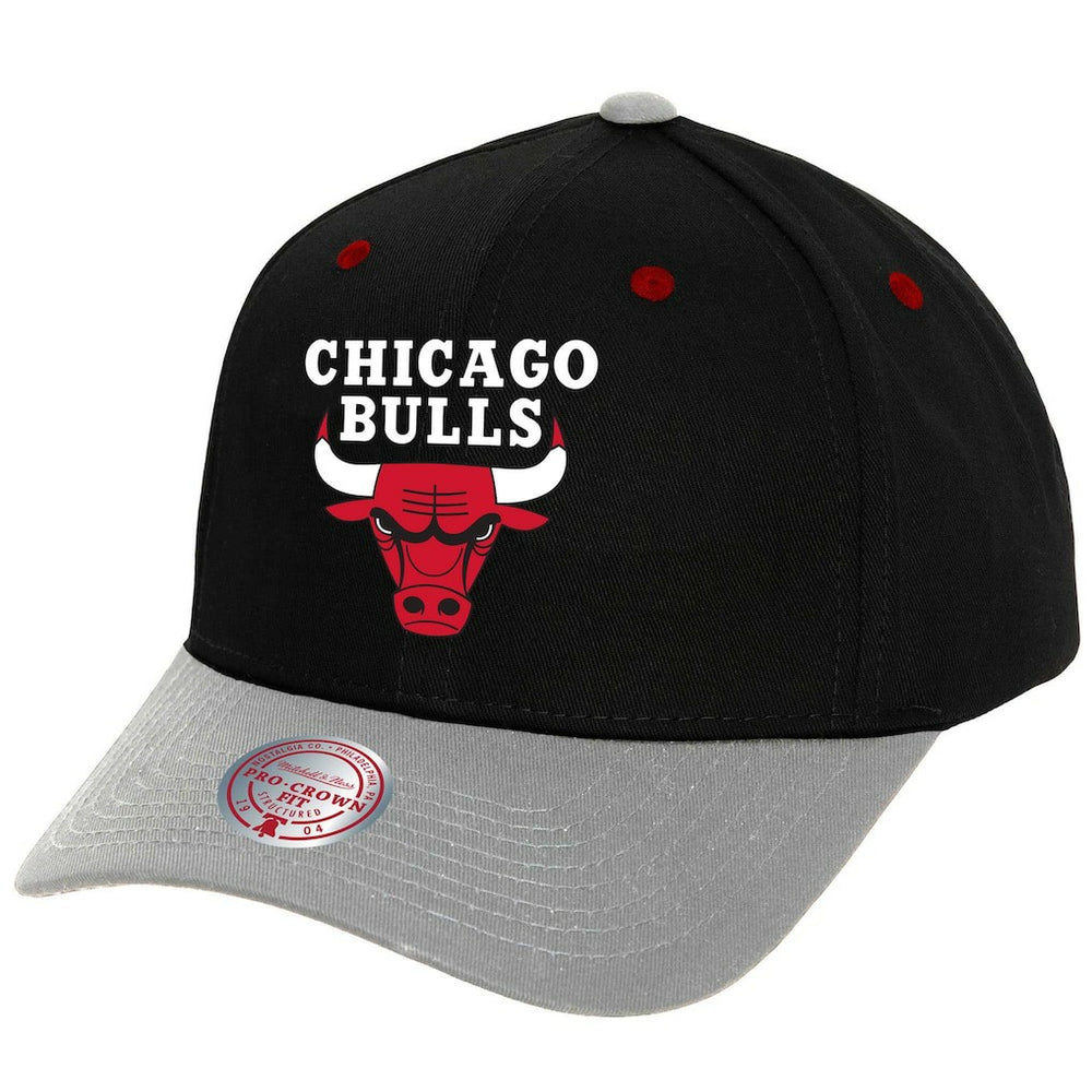 Chicago Bulls Pro Crown Adjustable Hat Black/Gray - NBA