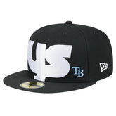 Tampa Bay Rays New Era Checkered Undervisor 59FIFTY Fitted Hat - MLB