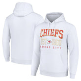 Kansas City Chiefs Starter Unisex Throwback Logo Pullover Hoodie White | NFL