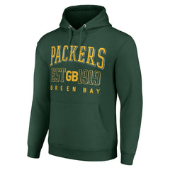Green Bay Packers Starter Unisex Throwback Logo Pullover Hoodie Green | NFL