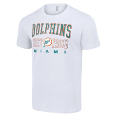 Miami Dolphins Starter Throwback Logo T-Shirt White | NFL