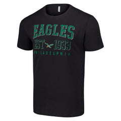 Philadelphia Eagles Starter Throwback Logo T-Shirt Black | NFL