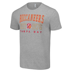 Tampa Bay Buccaneers Starter Throwback Logo T-Shirt Heather Gray | NFL