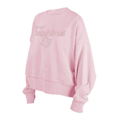 Miami Dolphins New Era Women's Cozy Pullover Sweatshirt Pink | NFL