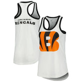 Cincinnati Bengals G-III 4Her by Carl Banks Women's Tater Racerback Tank Top White | NFL