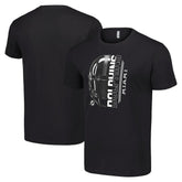 Miami Dolphins Starter Half Helmet Logo T-Shirt Black | NFL