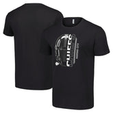 Kansas City Chiefs Starter Half Helmet Logo T-Shirt Black | NFL