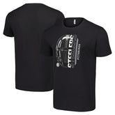 Pittsburgh Steelers Starter Half Helmet Logo T-Shirt Black | NFL