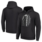 Los Angeles Chargers Starter Unisex Half Helmet Logo Pullover Hoodie Black | NFL