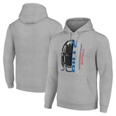 Buffalo Bills Starter Unisex Half Helmet Logo Pullover Hoodie Heather Gray | NFL