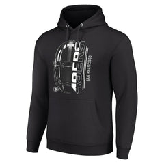 San Francisco 49ers Starter Unisex Half Helmet Logo Pullover Hoodie Black | NFL