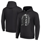 Philadelphia Eagles Starter Unisex Half Helmet Logo Pullover Hoodie Black | NFL