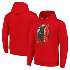 San Francisco 49ers Starter Unisex Half Helmet Logo Pullover Hoodie Scarlet | NFL