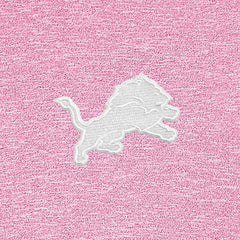 Detroit Lions Antigua Hunk Quarter-Zip Pullover Top Pink | NFL