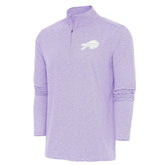Buffalo Bills Antigua Hunk Quarter-Zip Pullover Top Lavender | NFL