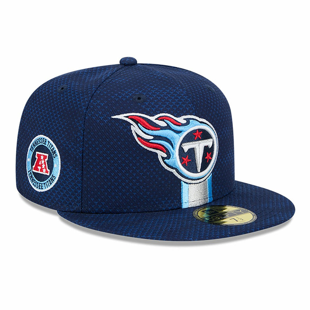 Tennessee Titans New Era 2024 Sideline 59FIFTY Fitted Hat Navy | NFL