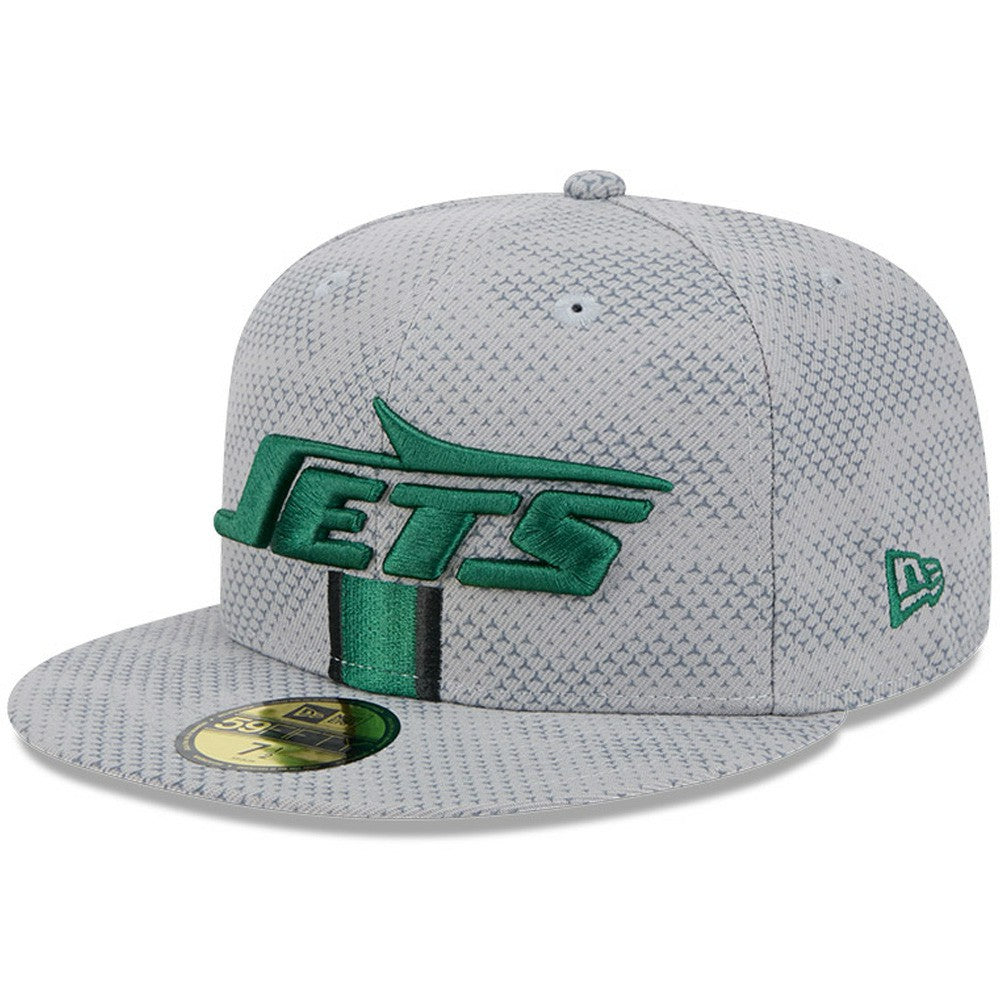 New York Jets New Era 2024 Sideline 59FIFTY Fitted Hat Gray | NFL