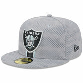 Las Vegas Raiders New Era 2024 Sideline 59FIFTY Fitted Hat Gray | NFL