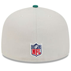 New York Jets New Era 2024 Sideline Historic 59FIFTY Fitted Hat Stone/Green | NFL