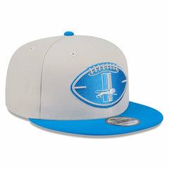 Detroit Lions New Era 2024 Sideline Historic 9FIFTY Snapback Hat Stone/Blue | NFL