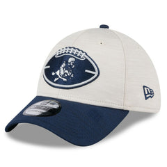 Dallas Cowboys New Era 2024 Sideline Historic 39THIRTY Flex Hat Stone/Navy | NFL